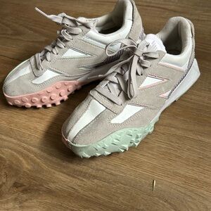 New Balance Women's Sneakers in Pastel Pink, Mint, and White